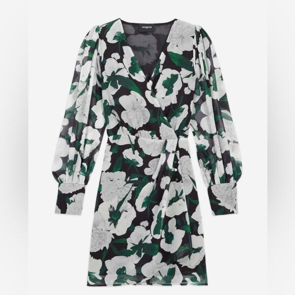 The Kooples SHORT PRINTED Floral DRESS NWT Size 1= Size S = US 4 - Picture 1 of 16